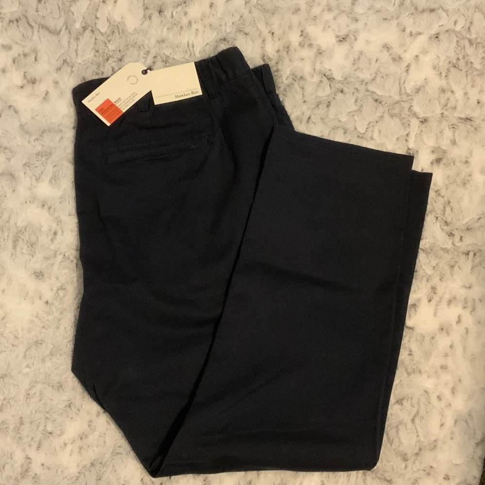 Hawker Rye Essential Wash Stretch Slim Fit Chino Men's Navy Blue 44x30